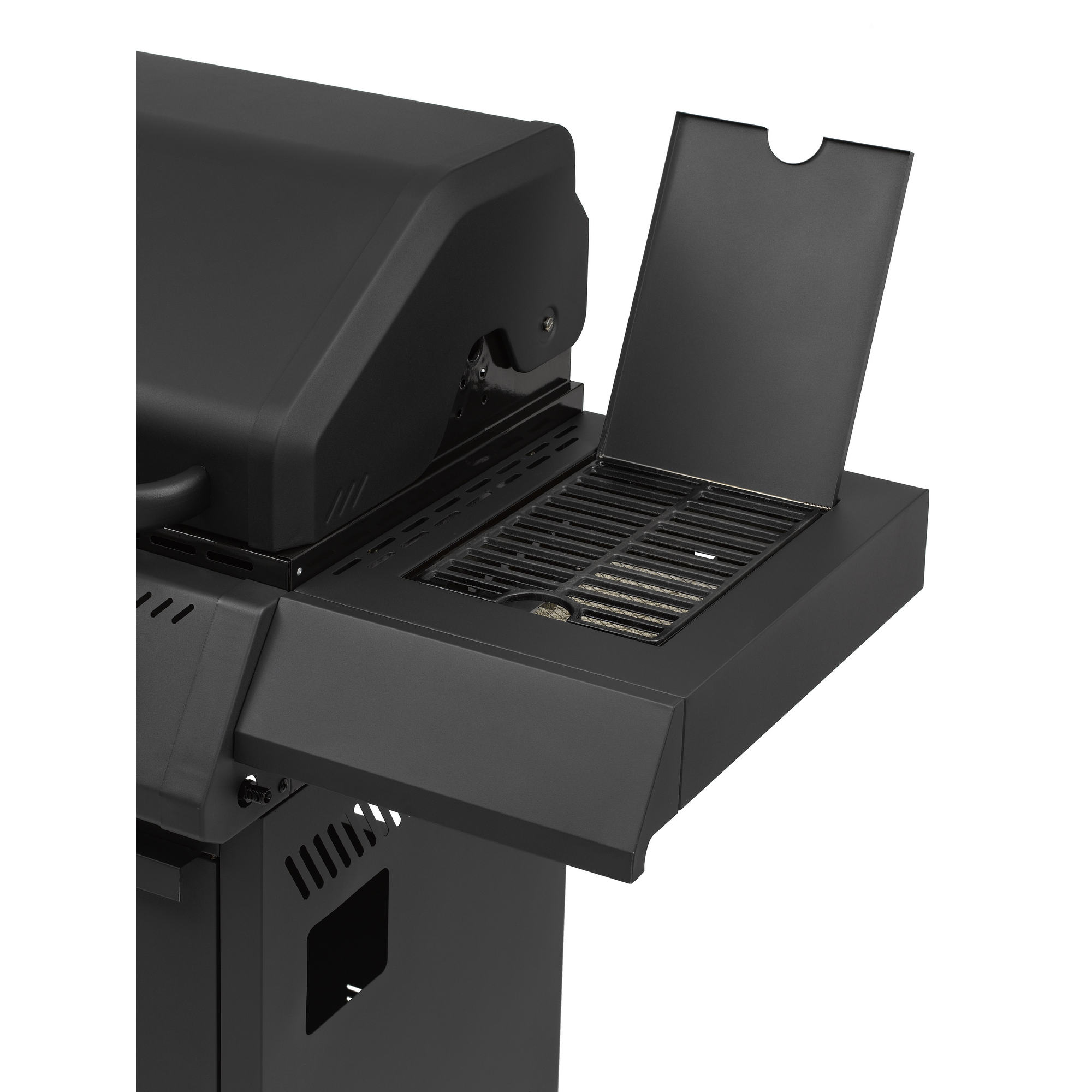 Gasgrill 'Woodlake' schwarz 133 x 116 x 59 cm