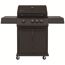 Gasgrill 'Woodlake' schwarz 133 x 116 x 59 cm