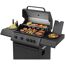 Gasgrill 'Riverbank' schwarz 140 x 116 x 59 cm
