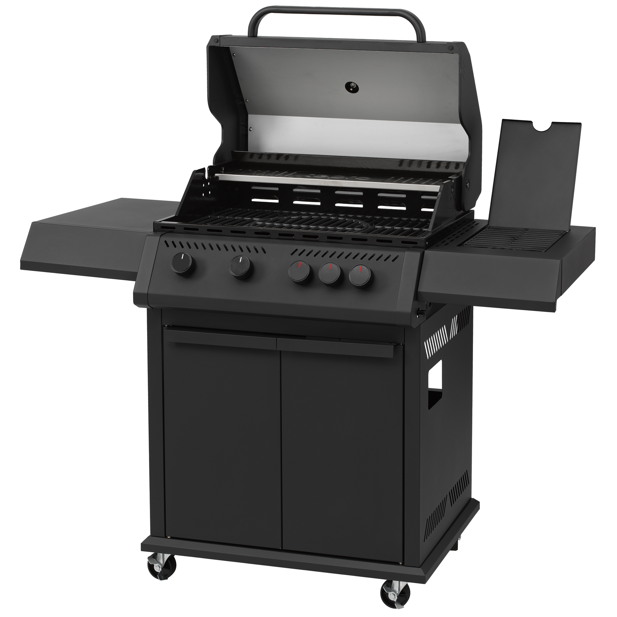 Gasgrill 'Riverbank' schwarz 140 x 116 x 59 cm