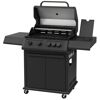 Gasgrill 'Riverbank' schwarz 140 x 116 x 59 cm