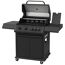 Gasgrill 'Riverbank' schwarz 140 x 116 x 59 cm