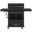 Gasgrill 'Riverbank' schwarz 140 x 116 x 59 cm