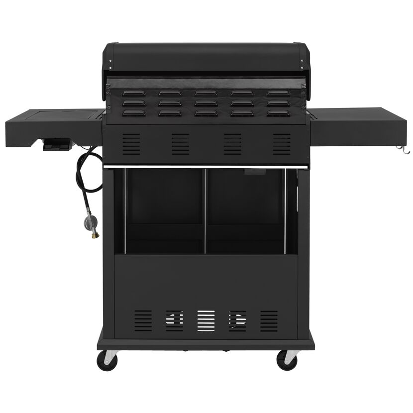 Gasgrill 'Riverbank' schwarz 140 x 116 x 59 cm