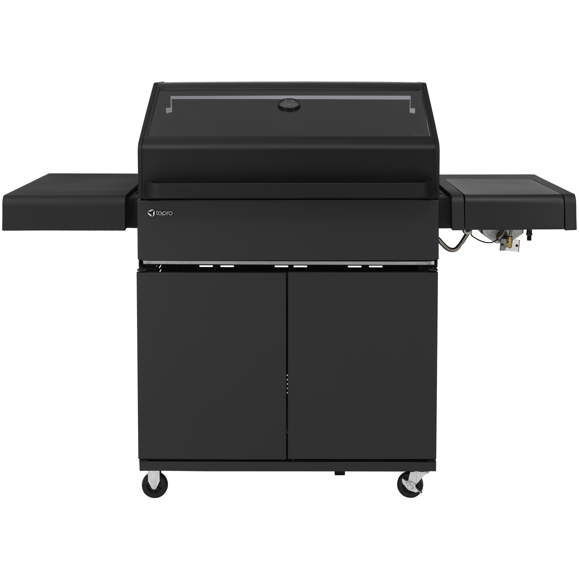 Gasgrill 'Hicksville' schwarz 161 x 119 x 62 cm