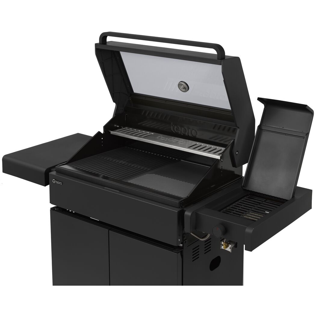 Gasgrill 'Hicksville' schwarz 161 x 119 x 62 cm