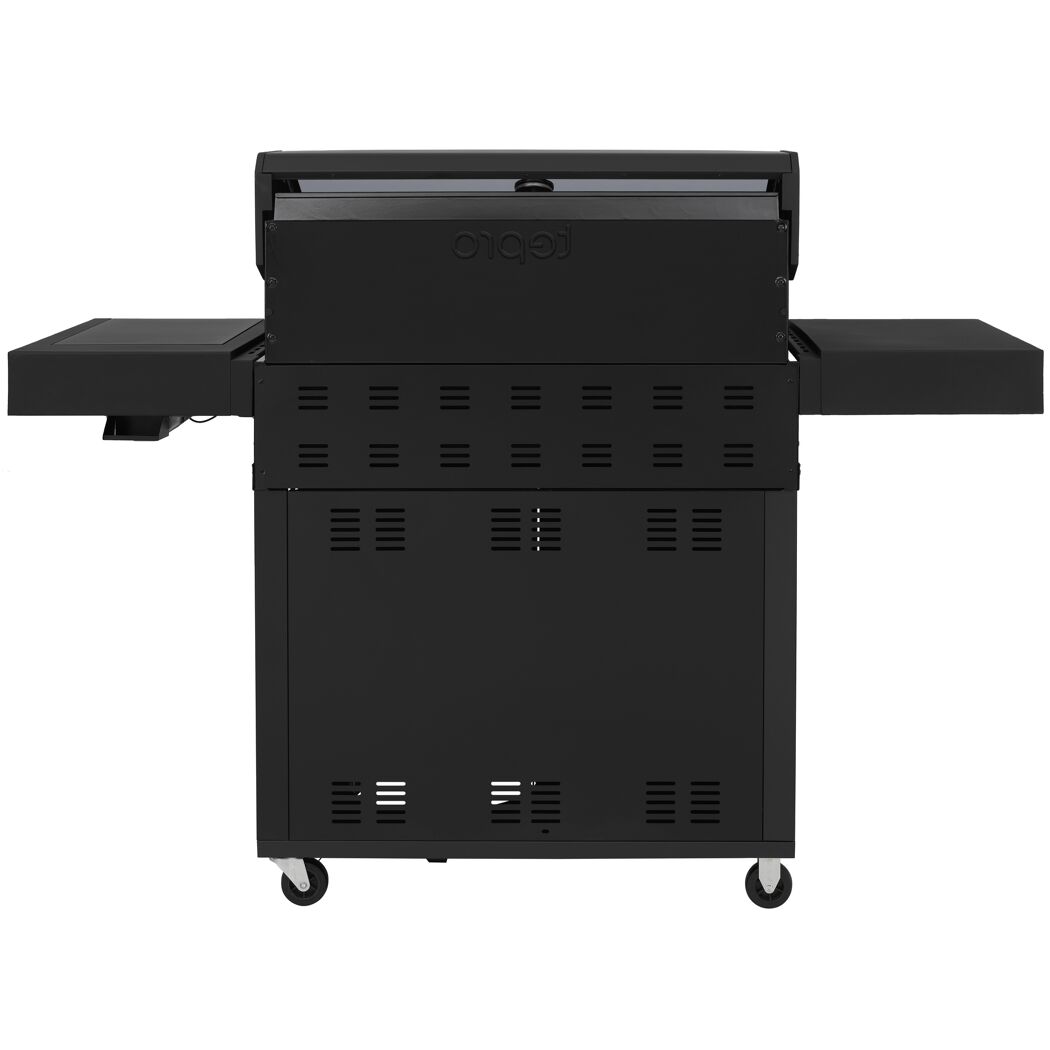 Gasgrill 'Hicksville' schwarz 161 x 119 x 62 cm