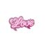 Neonlicht 'Love' pink 29 x 13,5 cm
