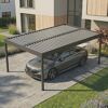 Carport 'SunVaro Classic XL' anthrazit 362 x 549 x 252 cm