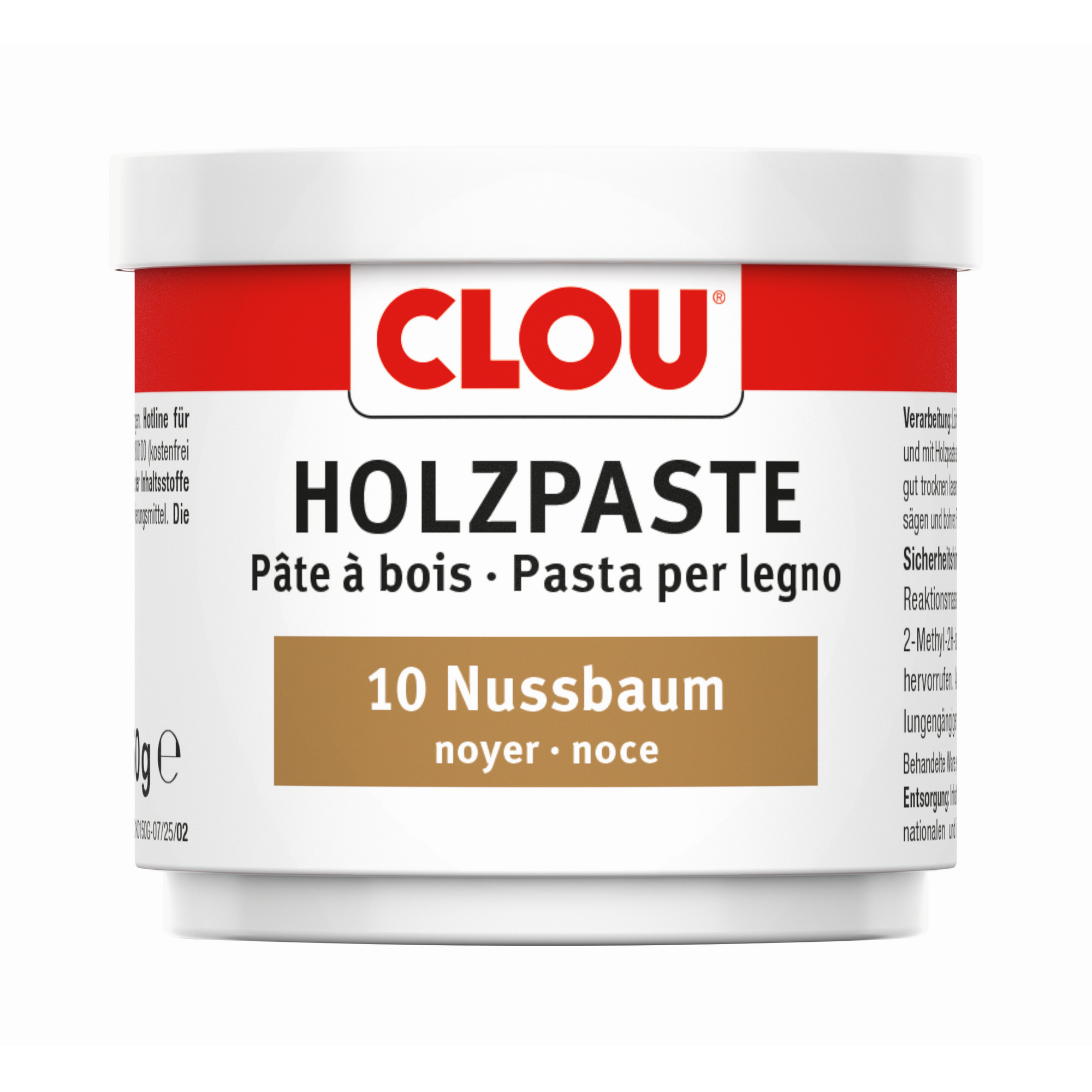 Holzpaste Nr. 10 nussbaumfarben 150 g