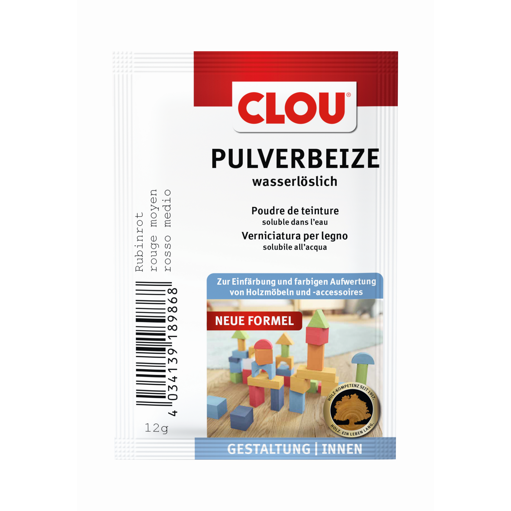 Pulverbeize rubinrot 12 g