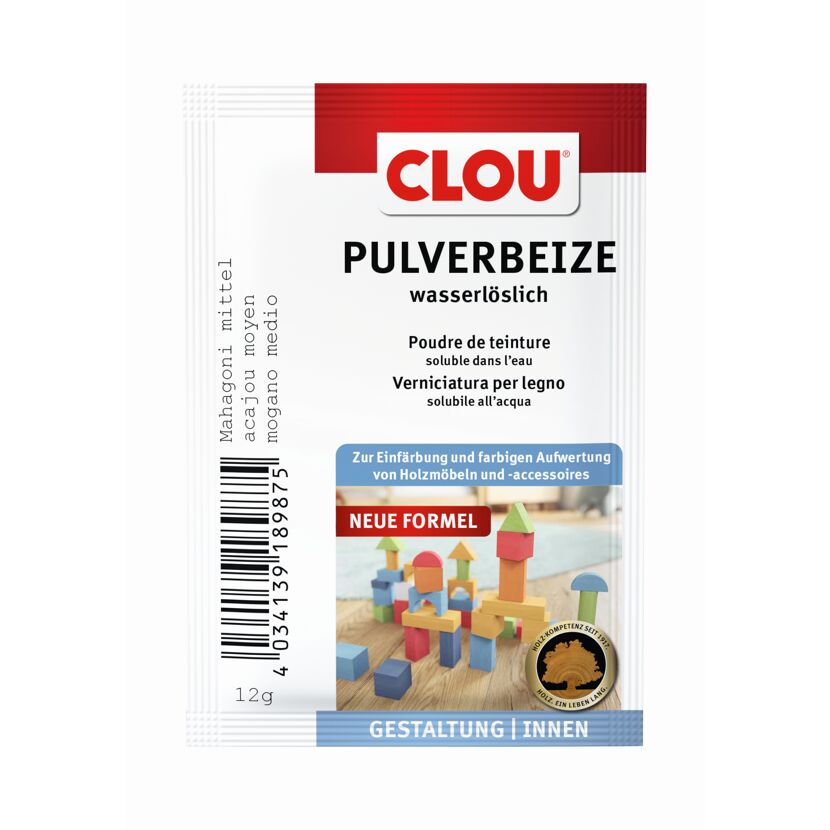 Pulverbeize mahagonifarben mittel 12 g
