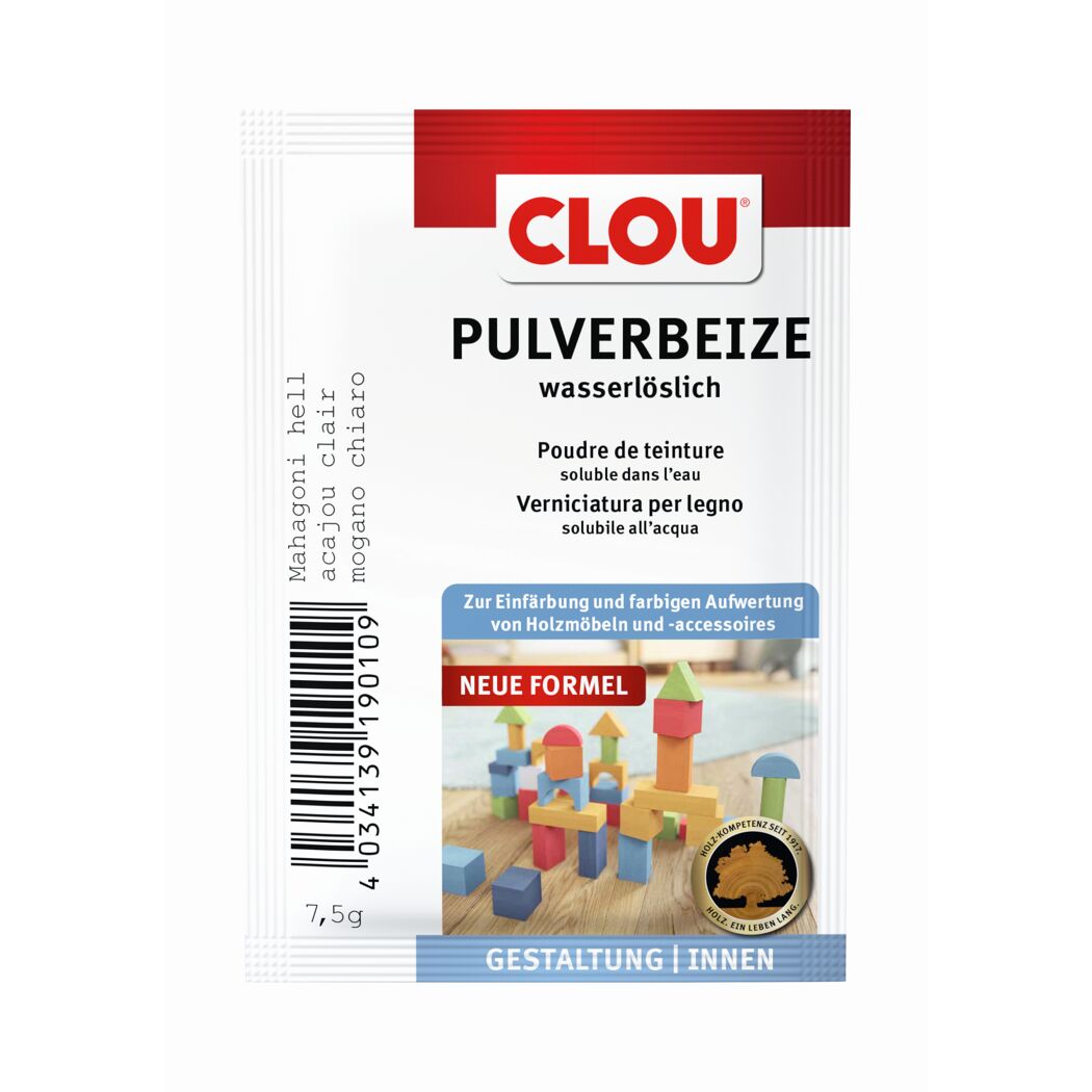 Pulverbeize mahagonifarben hell 7,5 g