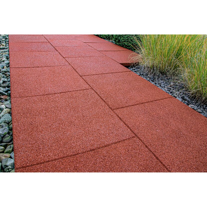 Elastikplatte rotbraun 50 x 50 x 2,5 cm