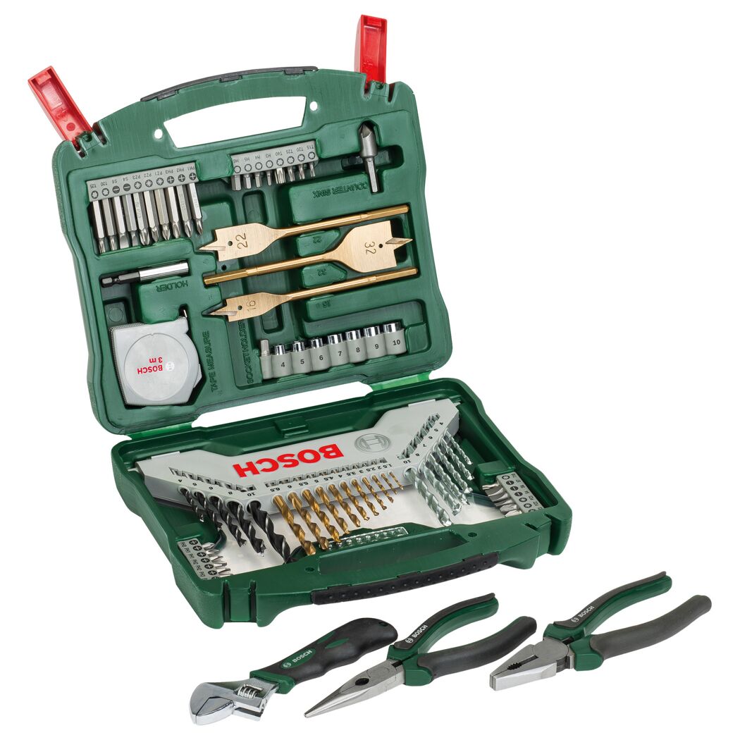 Zubehörbox 'X-line' 70-teilig inkl. Zangen-Set