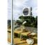 Fensterputzroboter 'RCW 4' mit Wischtuch und Reinigungsmittel