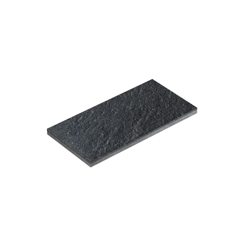 Terrassenplatte 'Mesafino' basaltfarben 80 x 40 x 4 cm