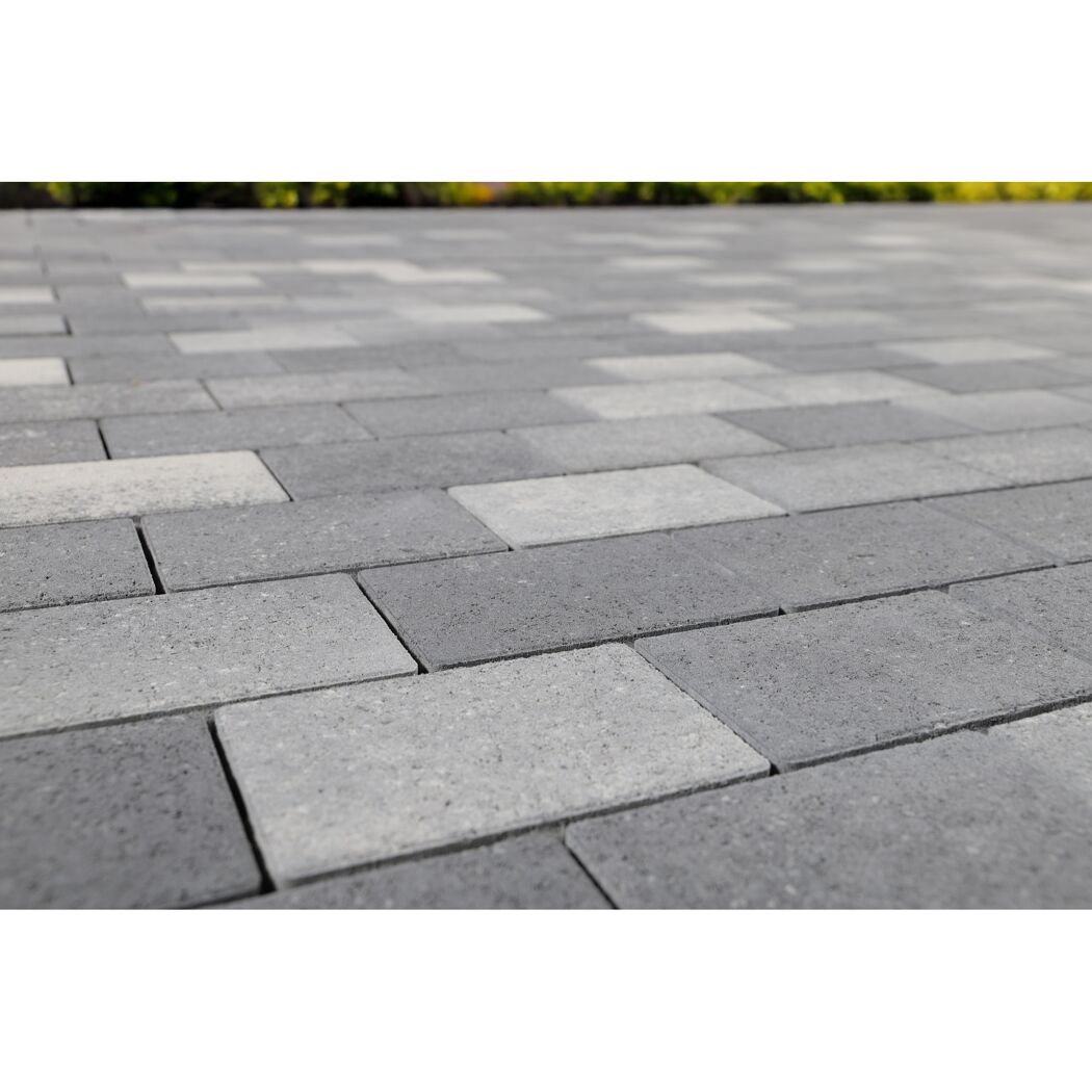 Pflaster 'SlimStone' grau/anthrazit 12 x 18 x 5 cm