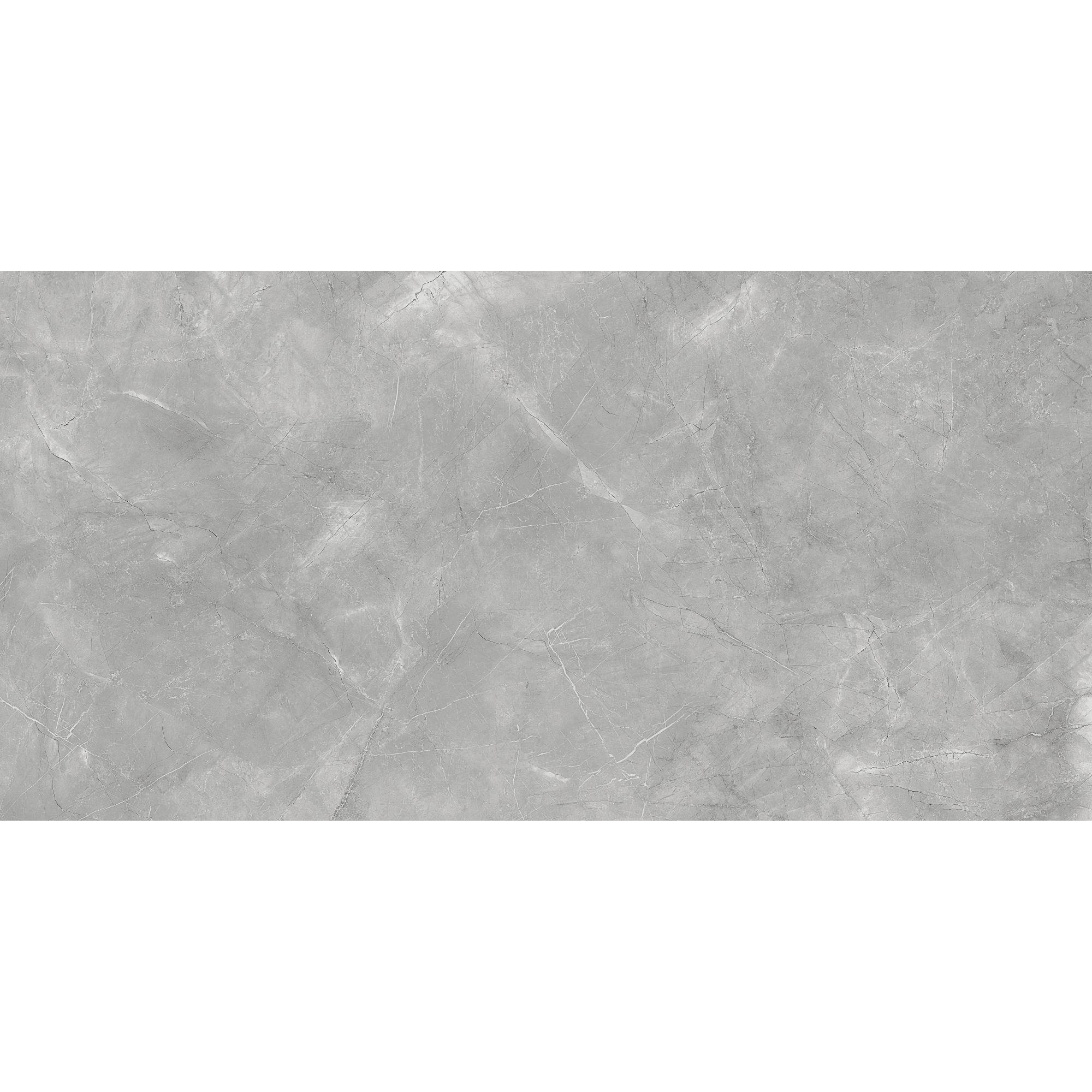 Bodenfliese 'Pulpis' Feinsteinzeug grau poliert 60 x 120 x 0,7 cm