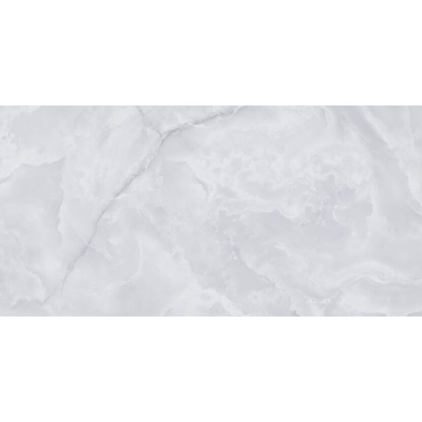 Bodenfliese 'Ginza' Feinsteinzeug blau poliert 60 x 120 x 0,7 cm