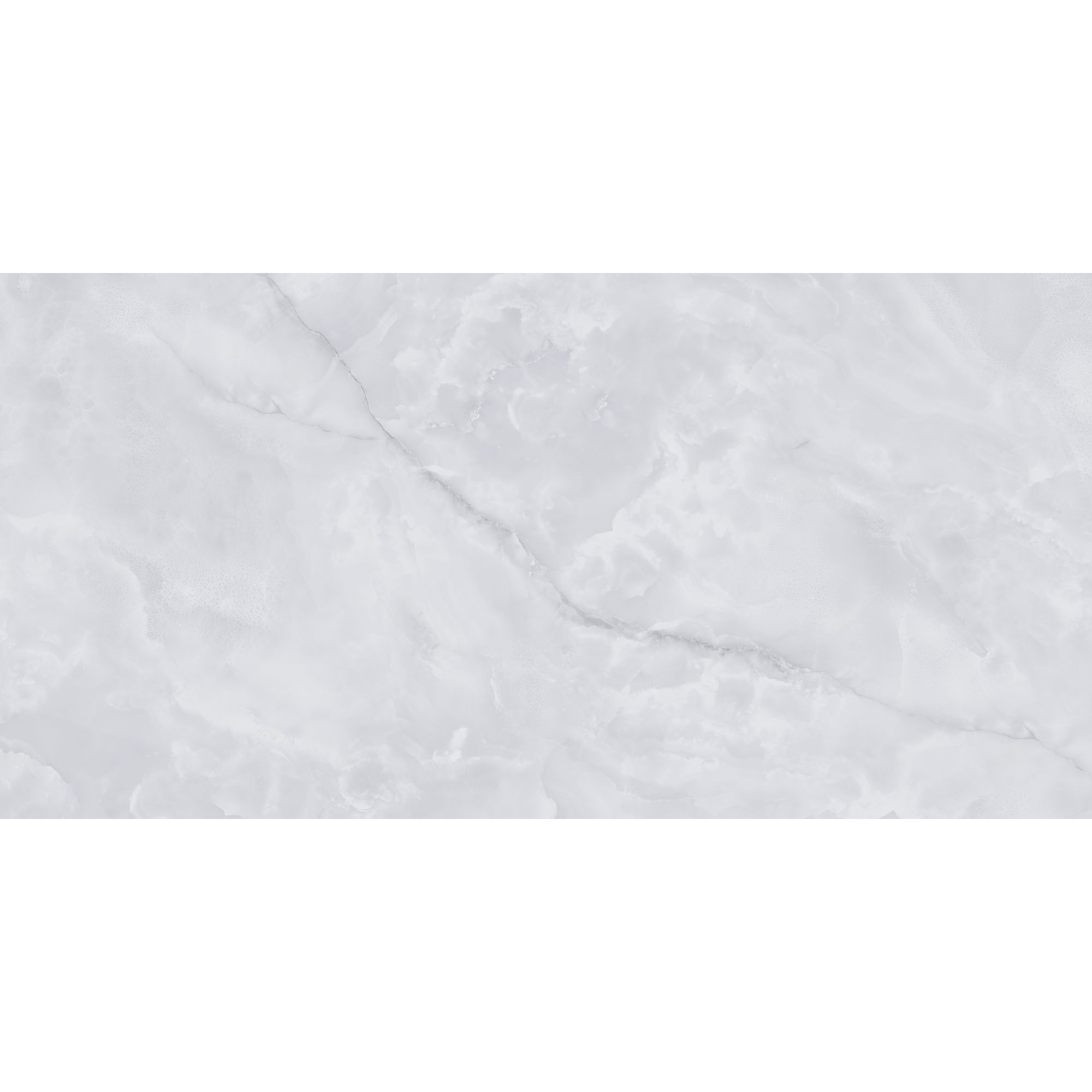 Bodenfliese 'Ginza' Feinsteinzeug blau poliert 60 x 120 x 0,7 cm