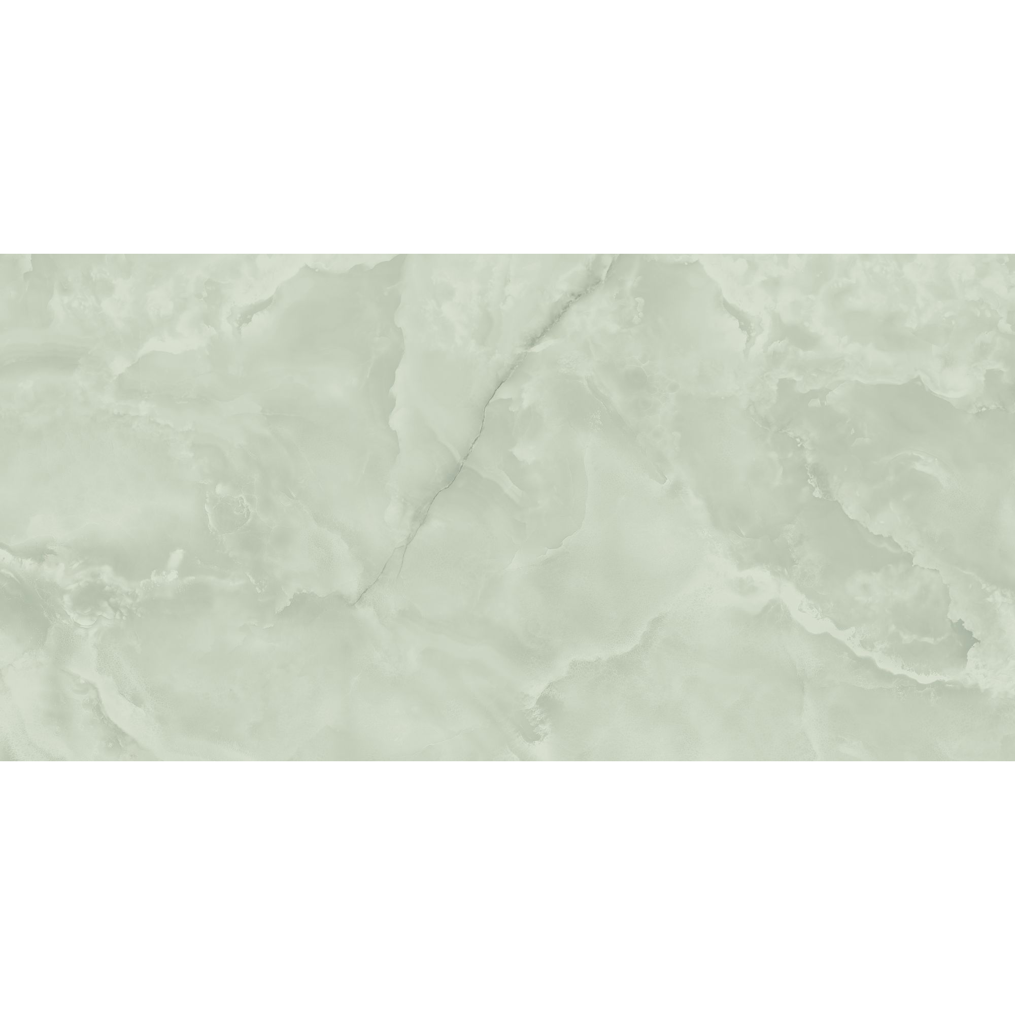 Bodenfliese 'Ginza' Feinsteinzeug mint poliert 60 x 120 x 0,7 cm