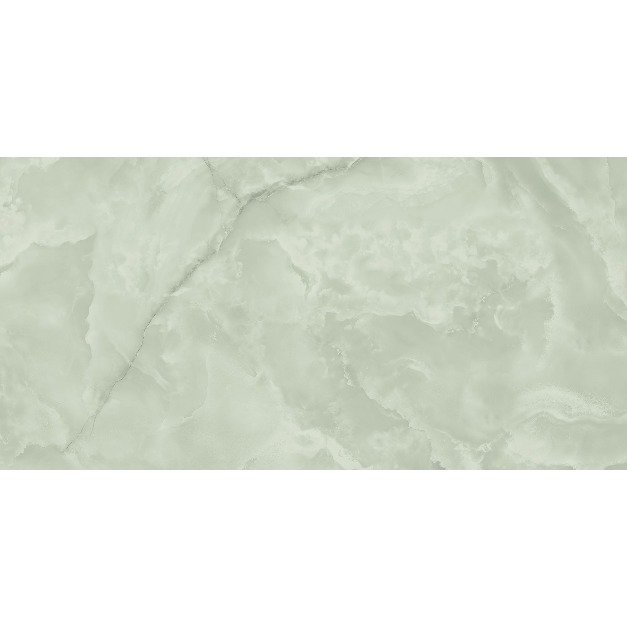 Bodenfliese 'Ginza' Feinsteinzeug mint poliert 60 x 120 x 0,7 cm
