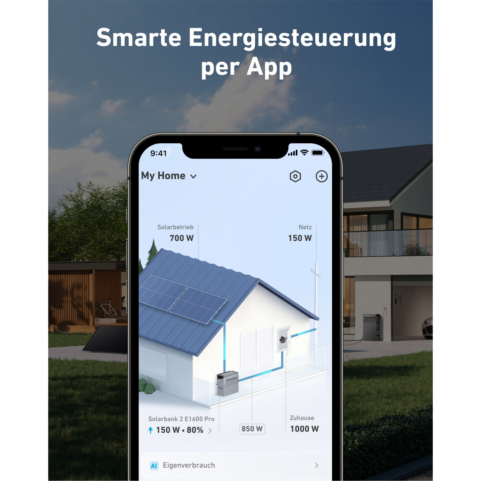 Smarter Zähler für Solaranlage