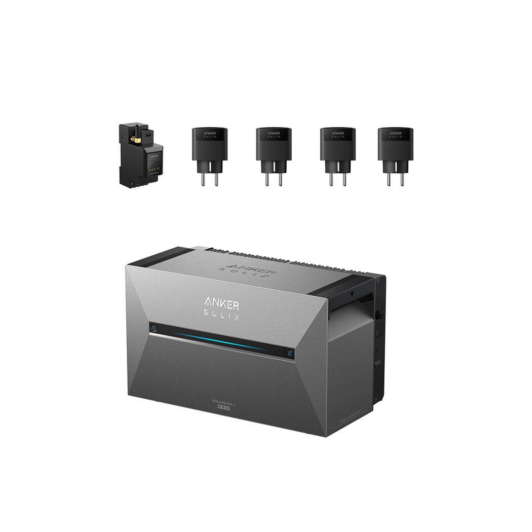 Solarbank 3 'E2700 Pro' mit Smarter Zähler und 4 x intelligenter Stecker