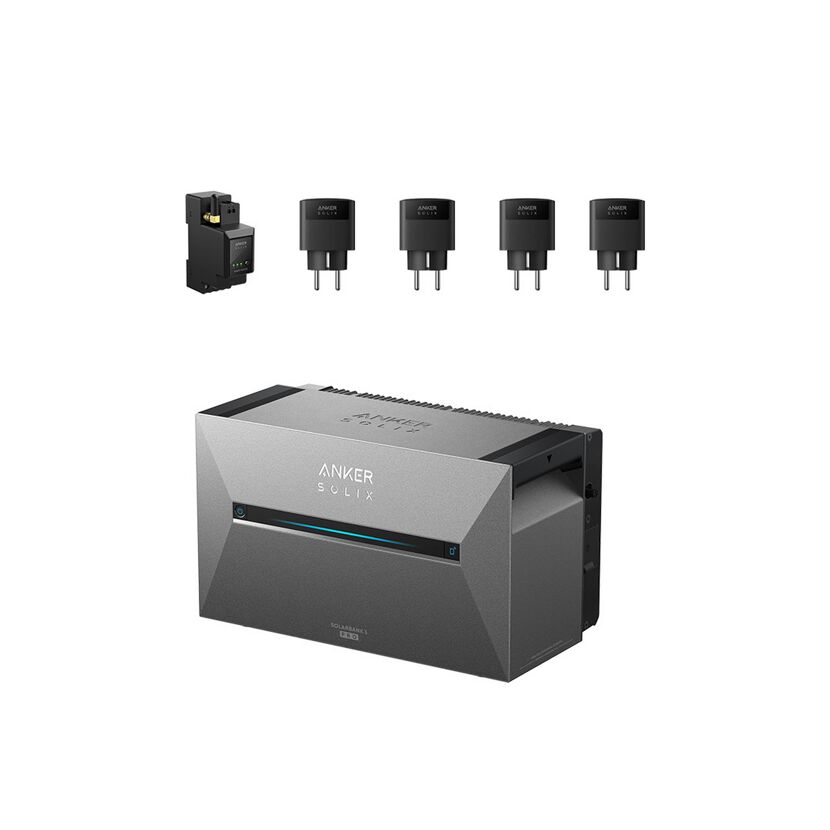 Solarbank 3 'E2700 Pro' mit Smarter Zähler und 4 x intelligenter Stecker