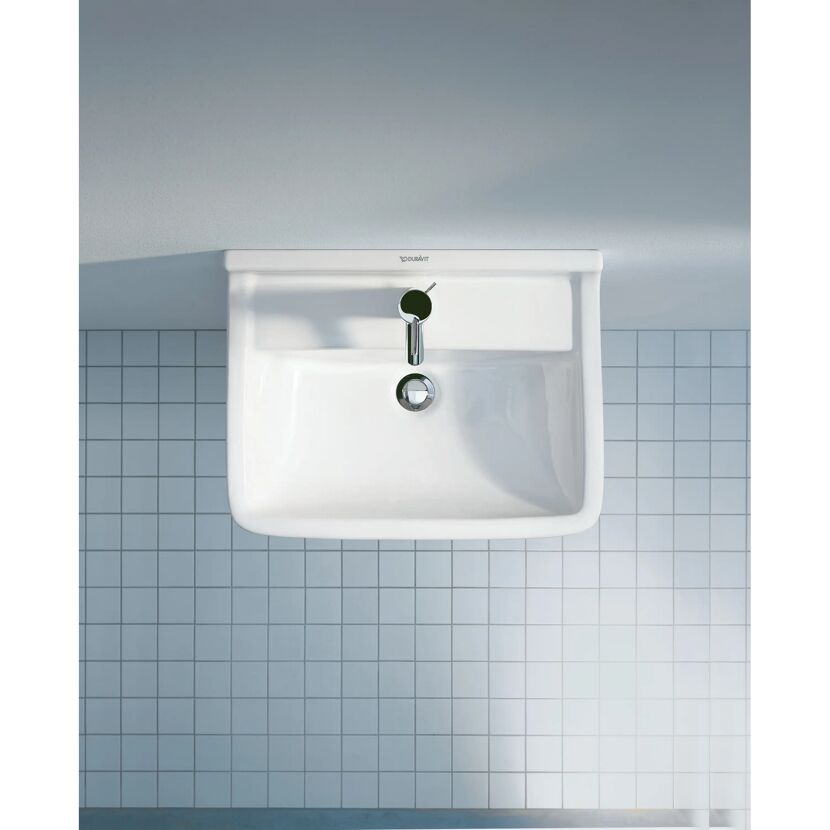 Aufsatzwaschtisch 'Starck 3' weiß/hochglänzend 45 x 60 x 26,5 cm