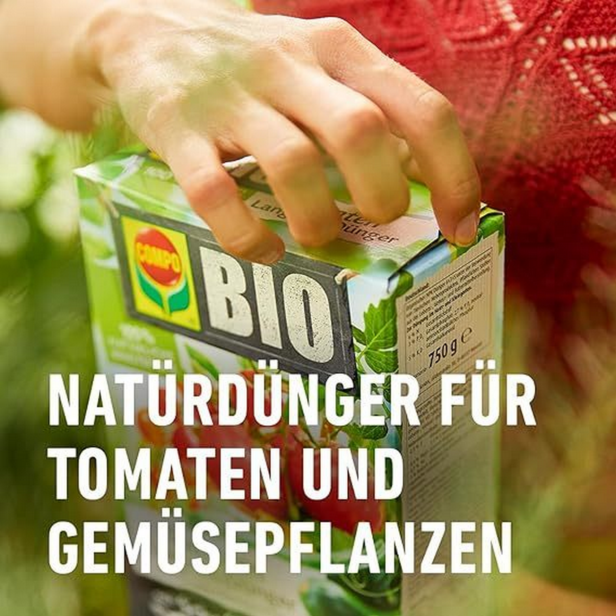 Bio-Tomatendünger mit Schafwolle 750 g