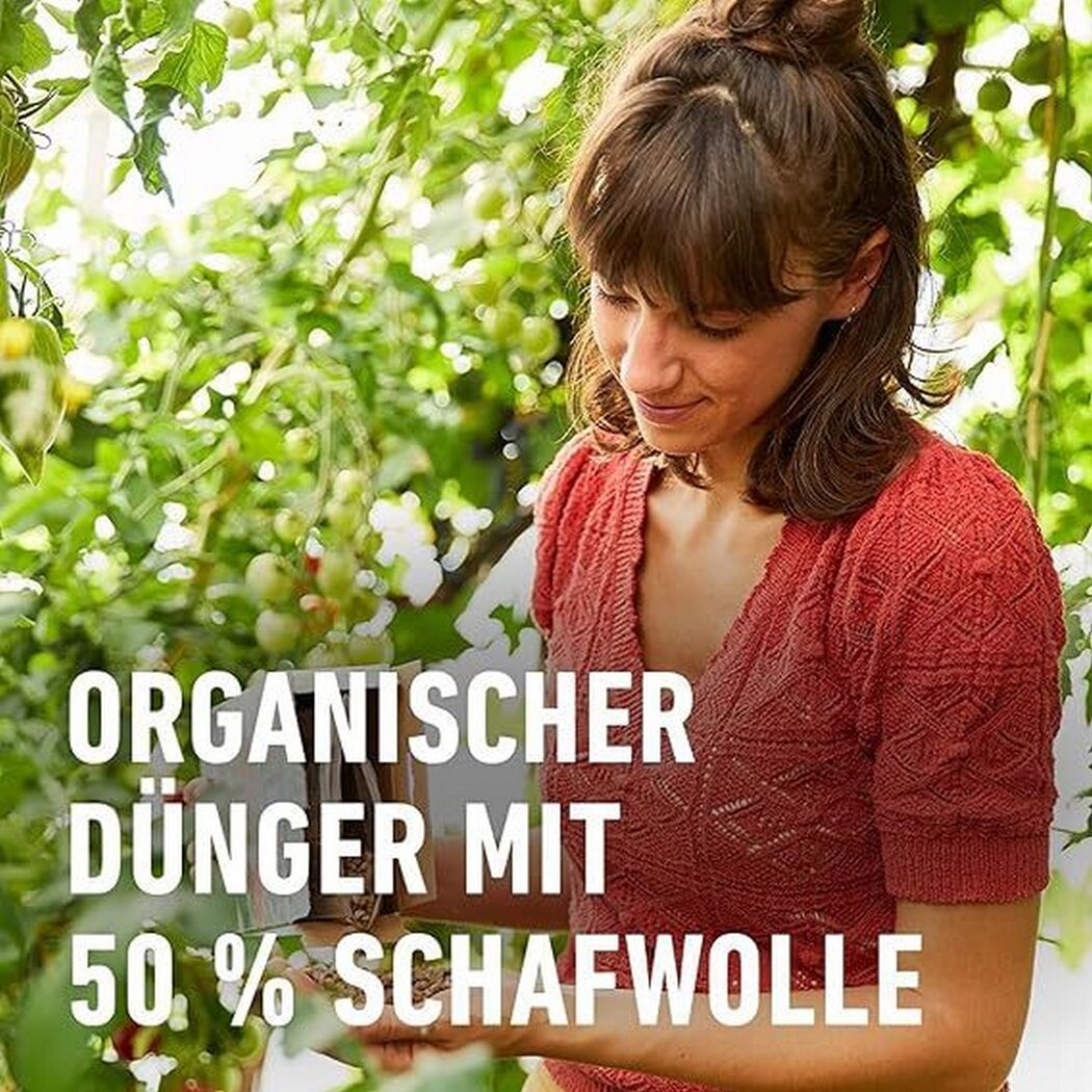 Bio-Tomatendünger mit Schafwolle 750 g