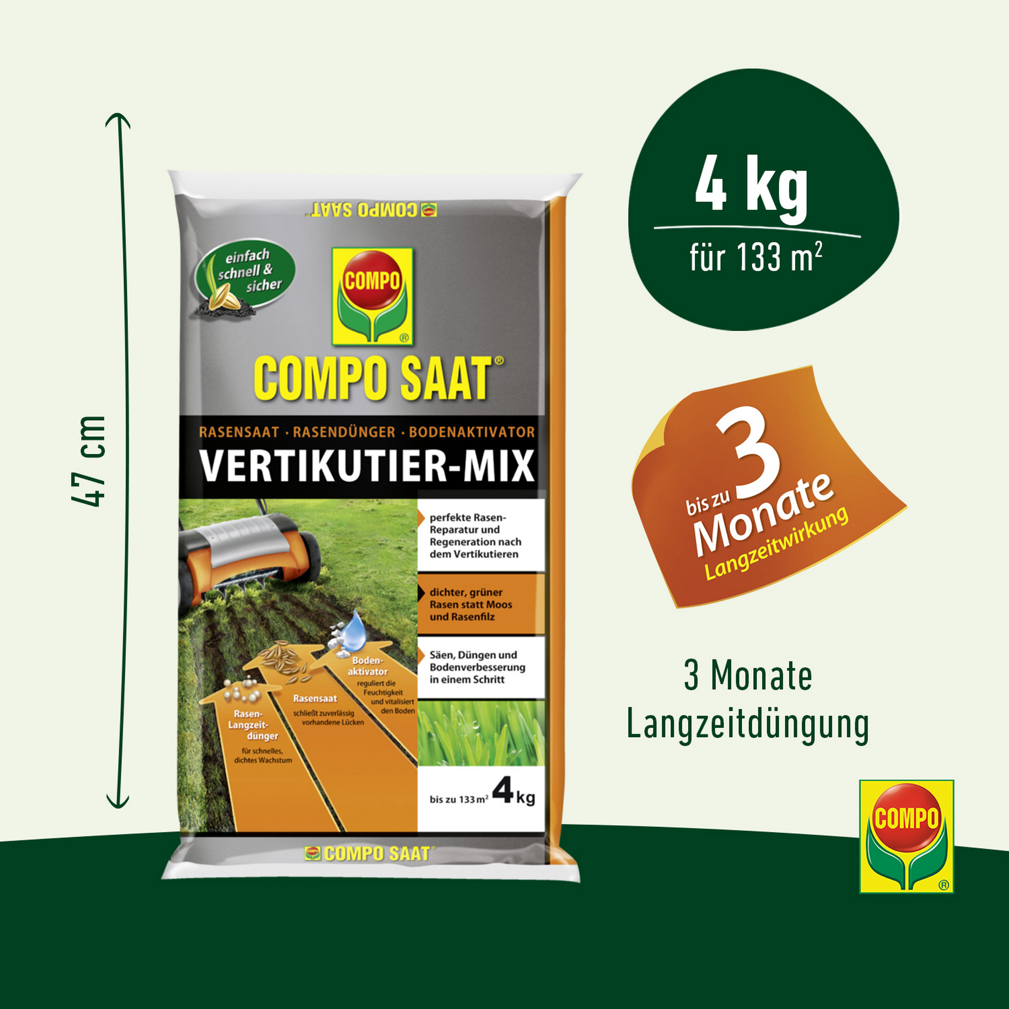 Vertikutier-Mix 'COMPO SAAT' 4 kg