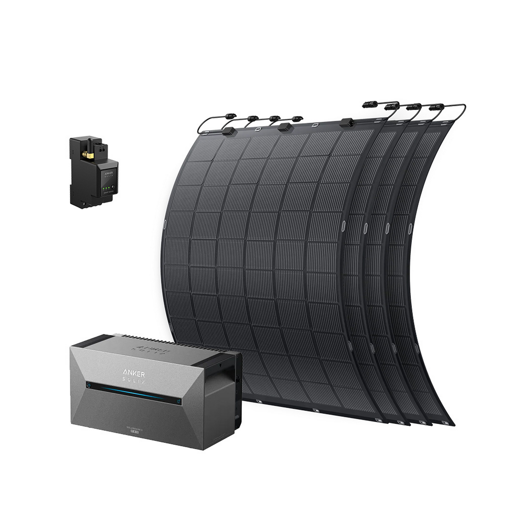 Solarmodul-Set 4 x 225 W mit Solarbank 2 'E1600 Pro' und Smart Zähler