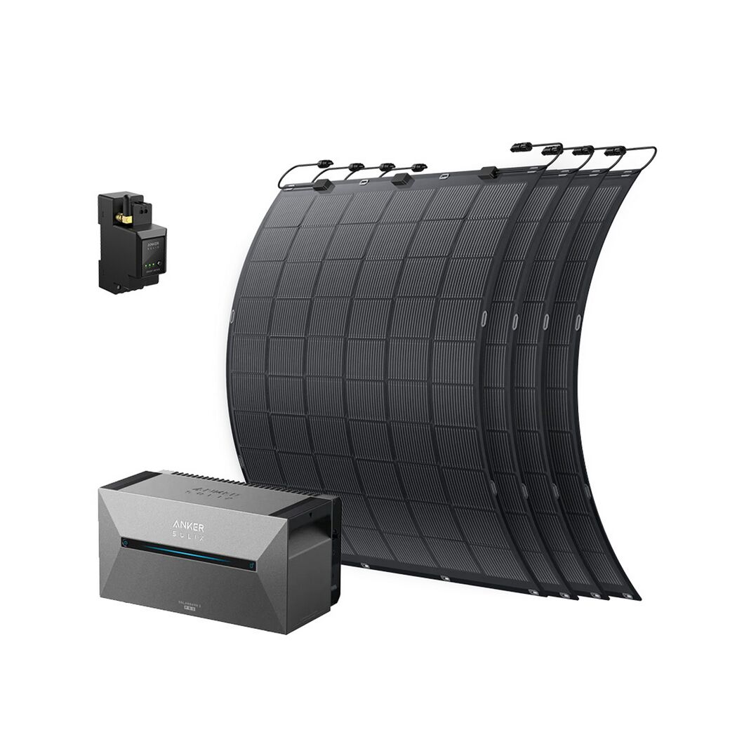 Solarmodul-Set 4 x 225 W mit Solarbank 2 'E1600 Pro' und Smart Zähler