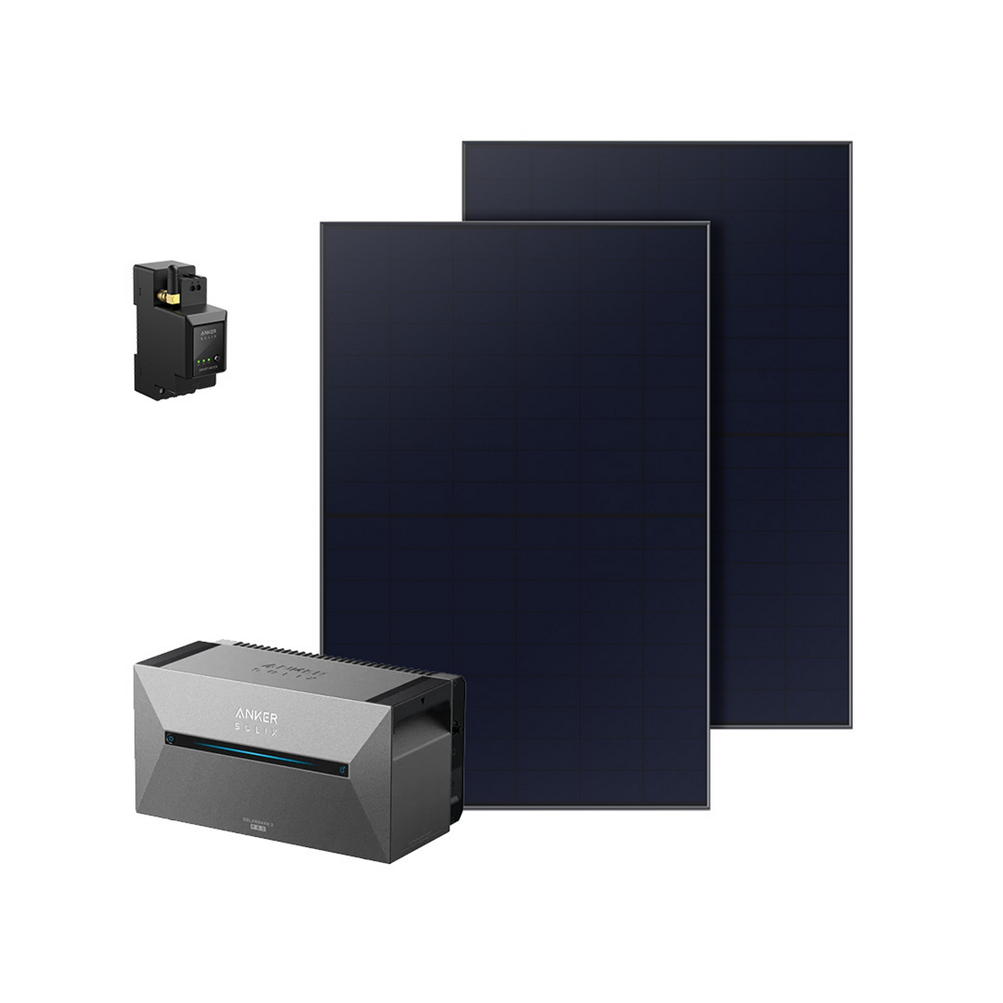 Solarmodul-Set 2 x 445 W mit Solarbank 2 'E1600 Pro' und Smart Zähler