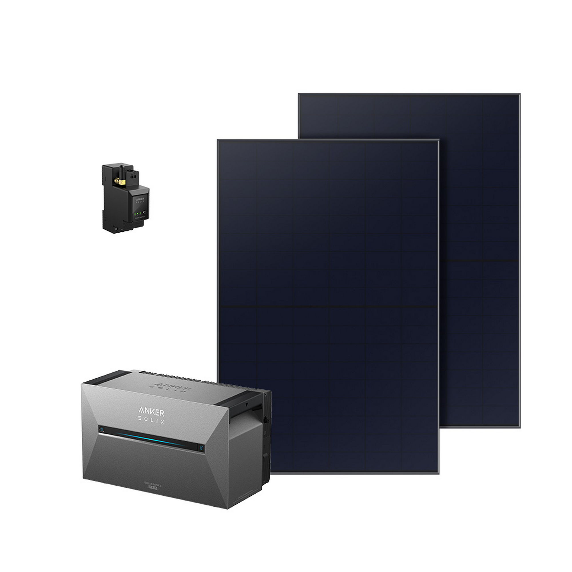Solarmodul-Set 2 x 445 W mit Solarbank 3 'E2700 Pro' und Smart Zähler