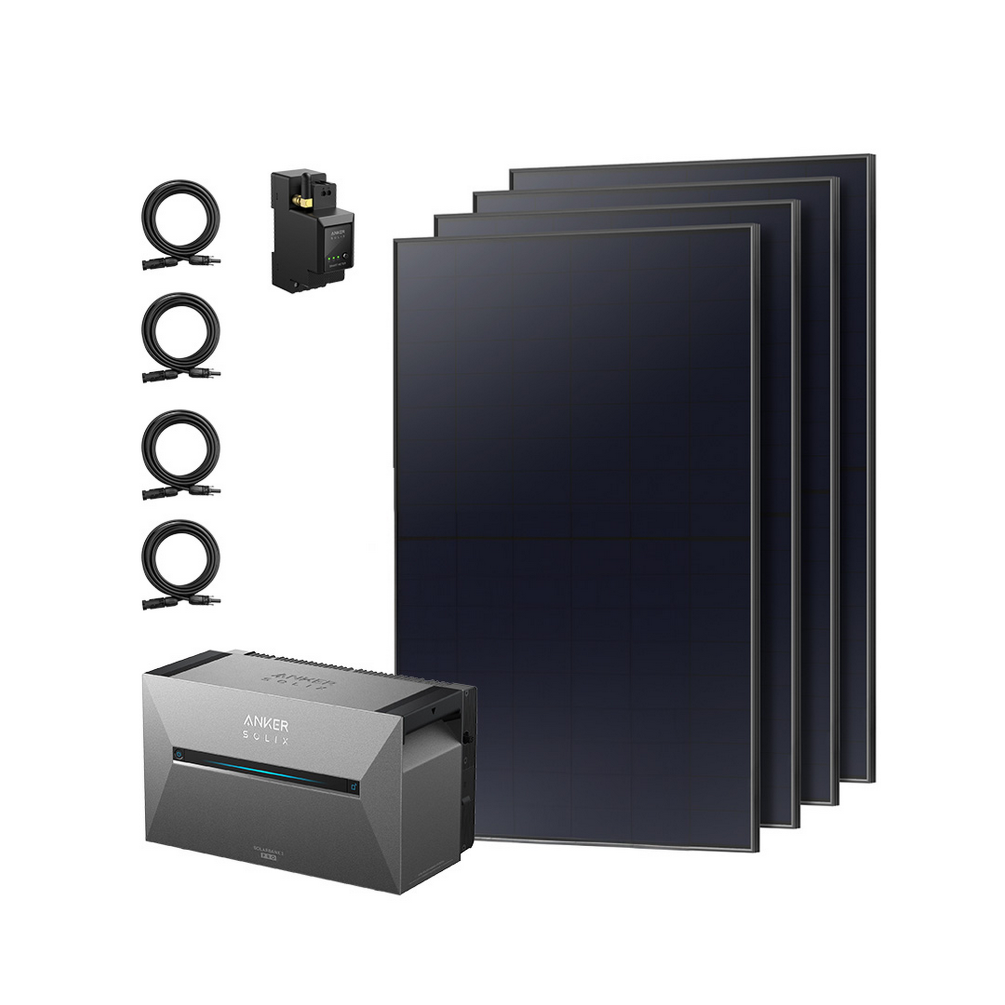 Solarmodul-Set 4 x 445 W mit Solarbank 3 'E2700 Pro' und Smart Meter