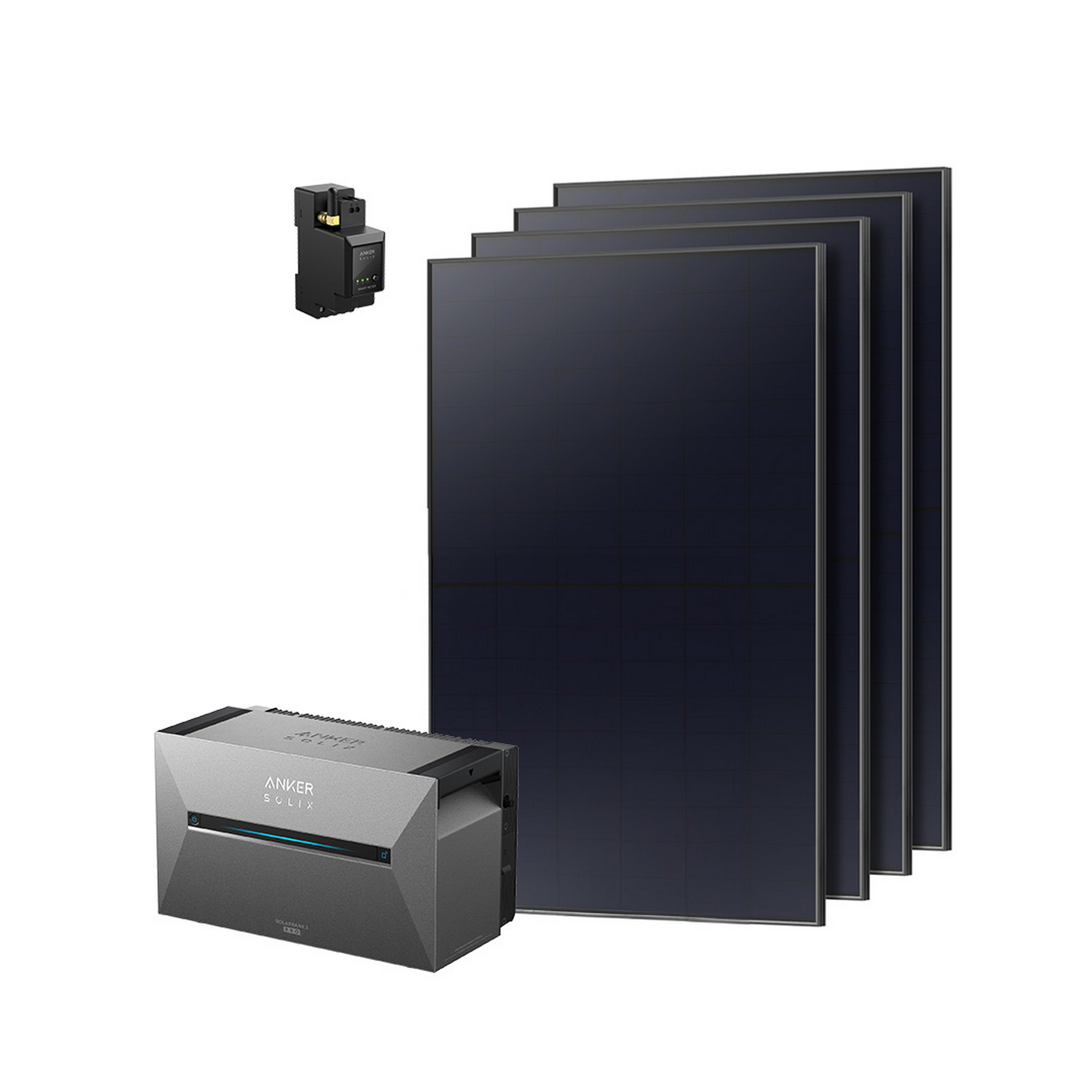 Solarmodul-Set 4 x 445 W mit Solarbank 3 'E2700 Pro' und Smart Meter