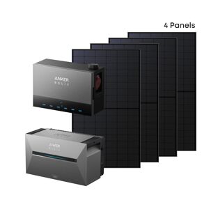 Solarmodul-Set 4 x 500 W mit Solarbank 3 'E2700 Pro' und Power Dock