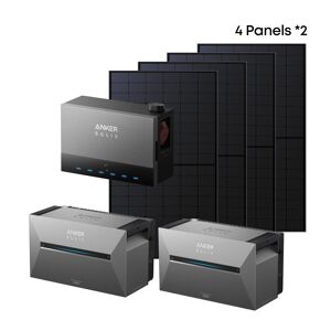 Solarmodul-Set 8 x 500 W mit Solarbank 3 'E2700 Pro' und Verbindungskabel