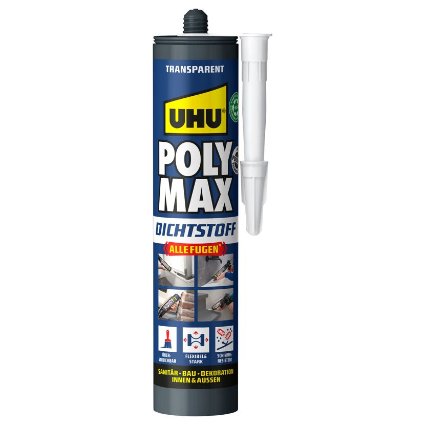 Dichtstoff 'Poly Max' transparent 280 ml