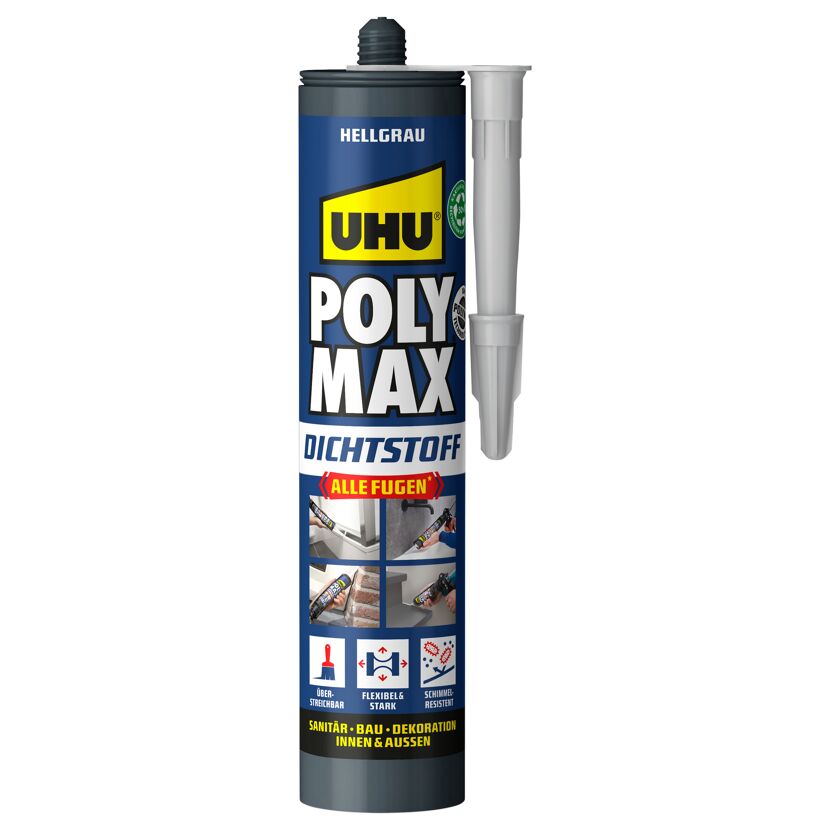 Dichtstoff 'Poly Max' hellgrau 280ml