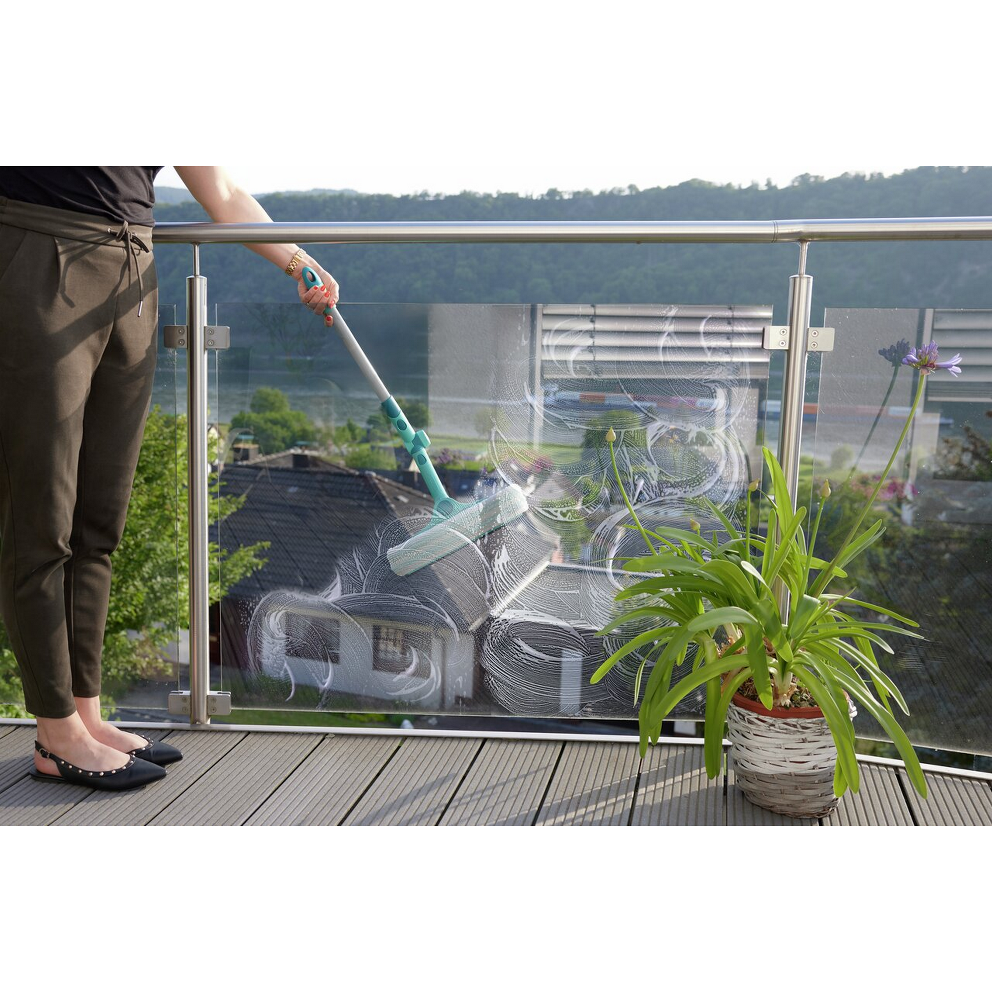 Fensterreinigungs-Set 'FlexReach' 4in1