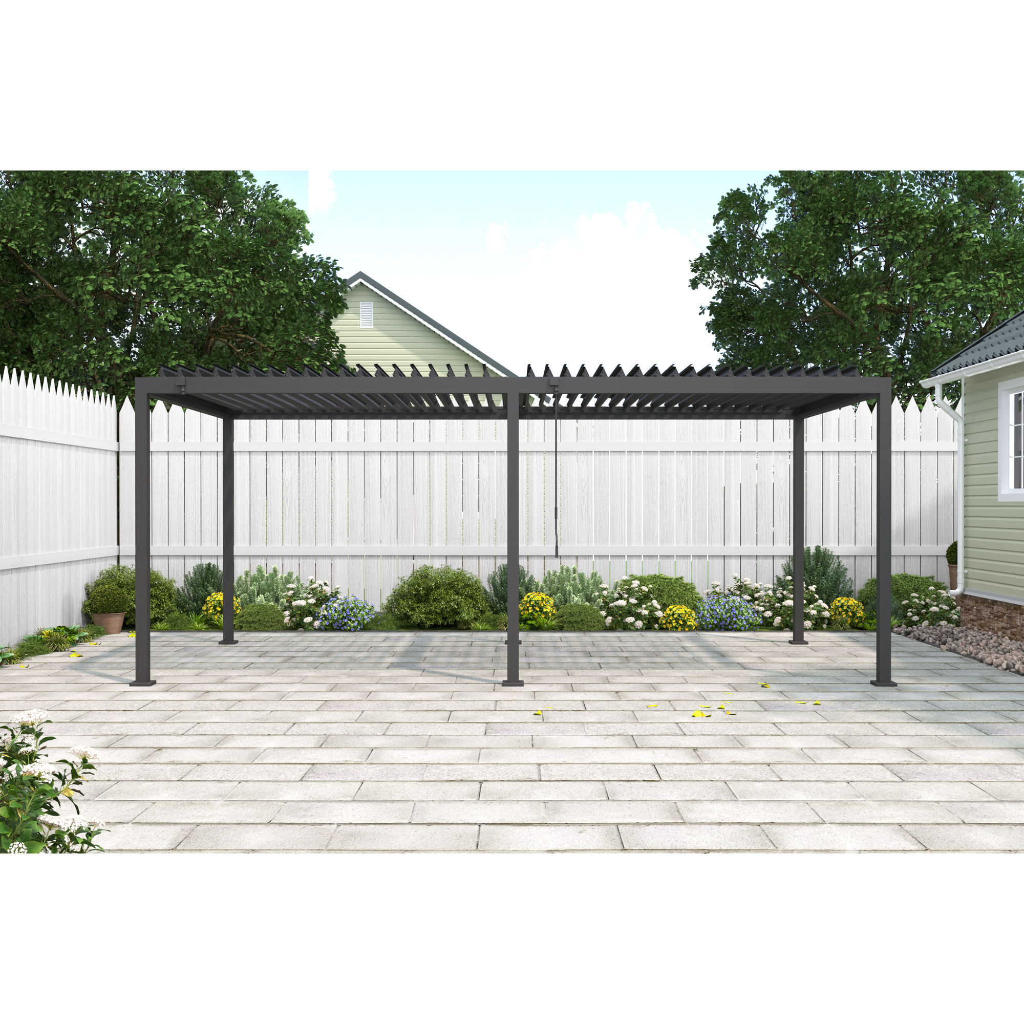 Pergola 'Origin 88' anthrazit  3 x 6 m