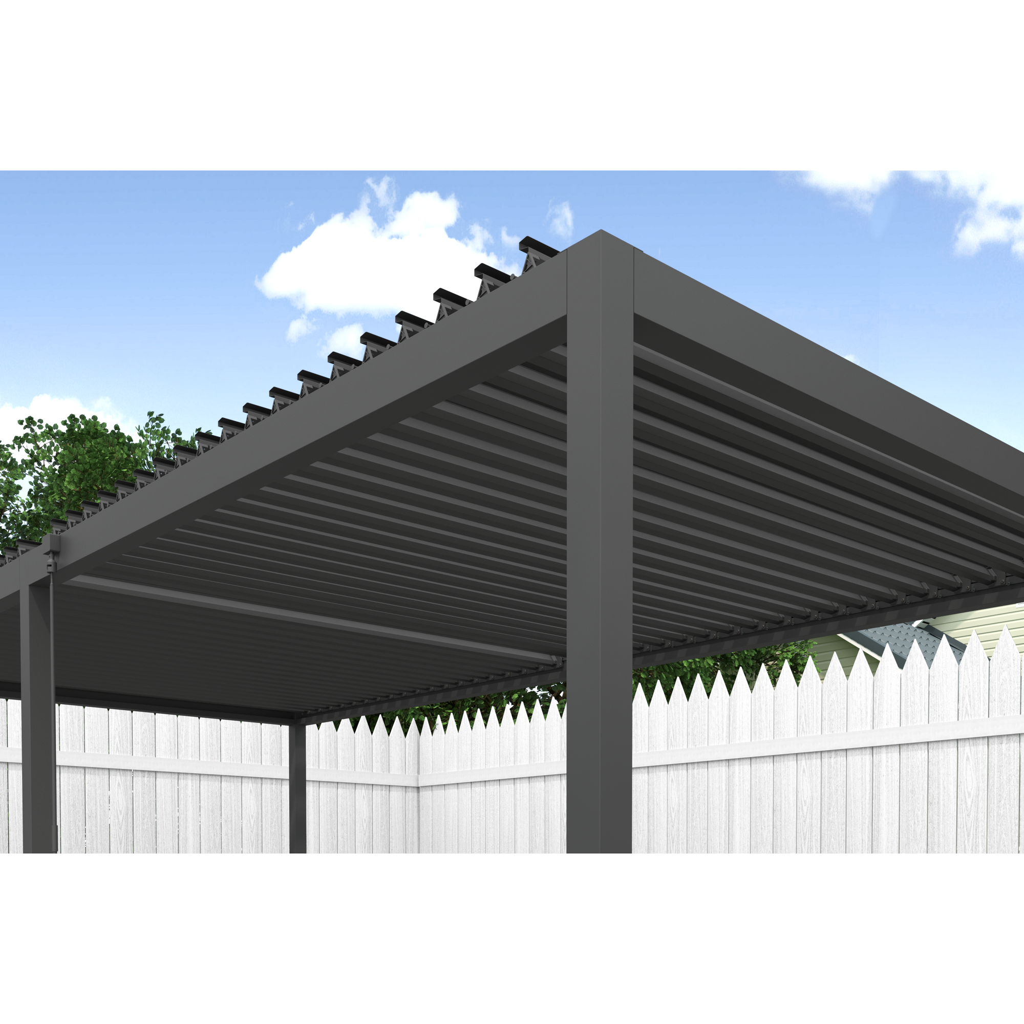 Pergola 'Origin 88' anthrazit  3 x 6 m