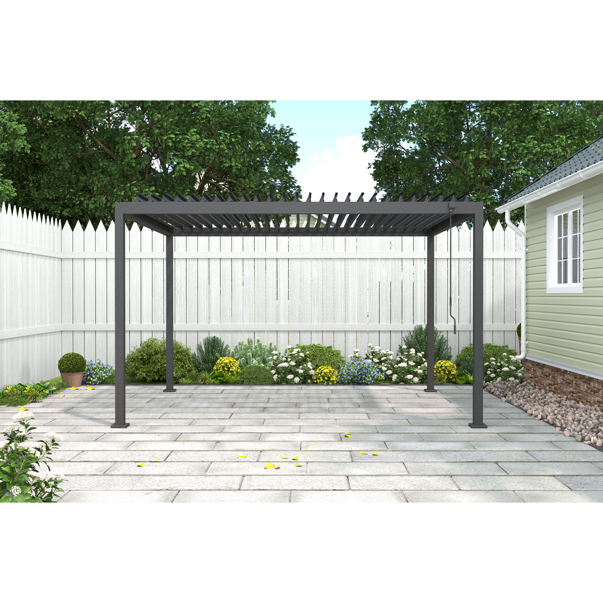 Pergola 'Origin 88' anthrazit  3 x 4 m