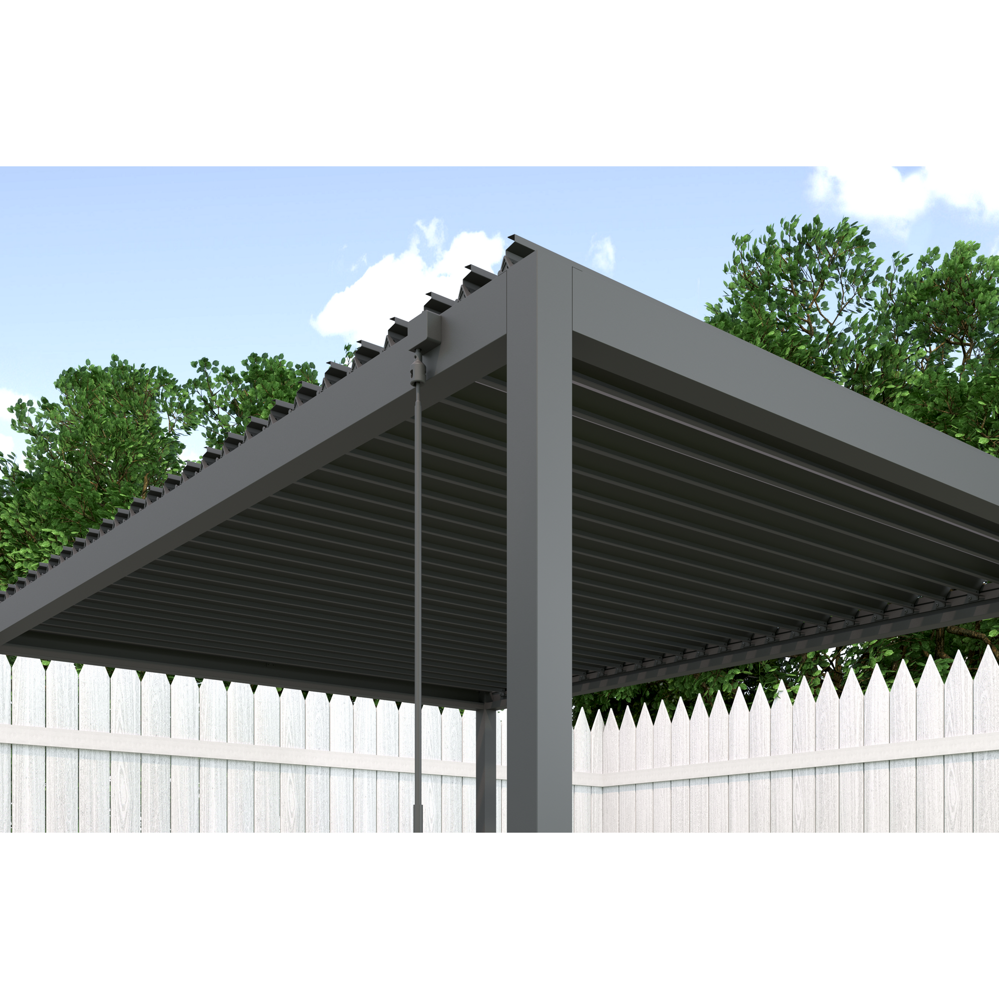 Pergola 'Origin 88' anthrazit  3 x 4 m