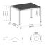Pergola 'Origin 88' anthrazit  3 x 4 m